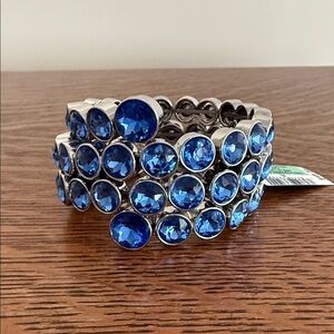 INC International Concepts Blue and Silver Bracelet